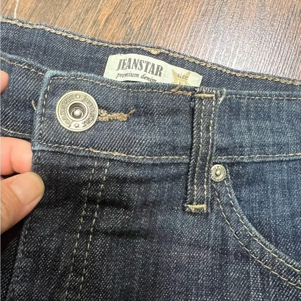 JEANSTAR PREMIUM DENIM JEANS High Rise 12” Size 12. Straight cut GUC Vintage - Picture 6 of 9